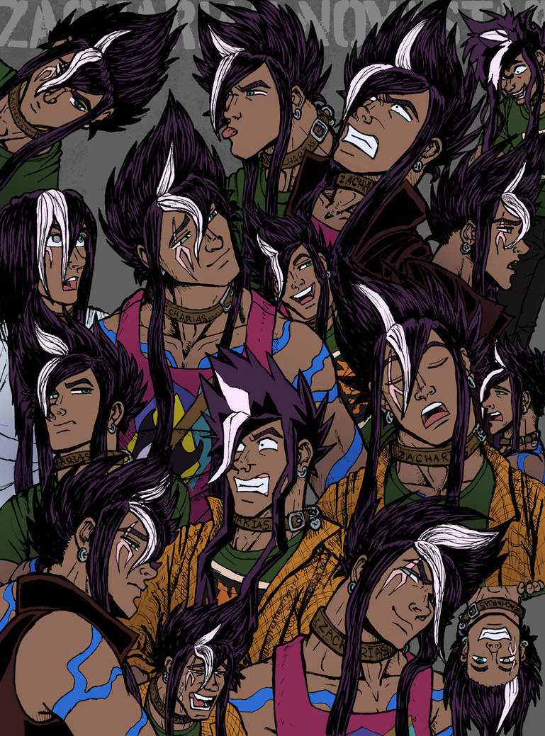 Zach Novastar — expression sheet